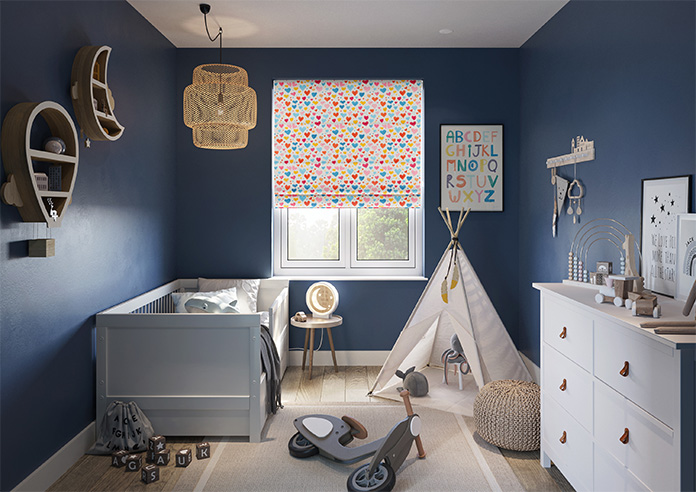 Sweetheart, Multi - Roman Blind - Image 8